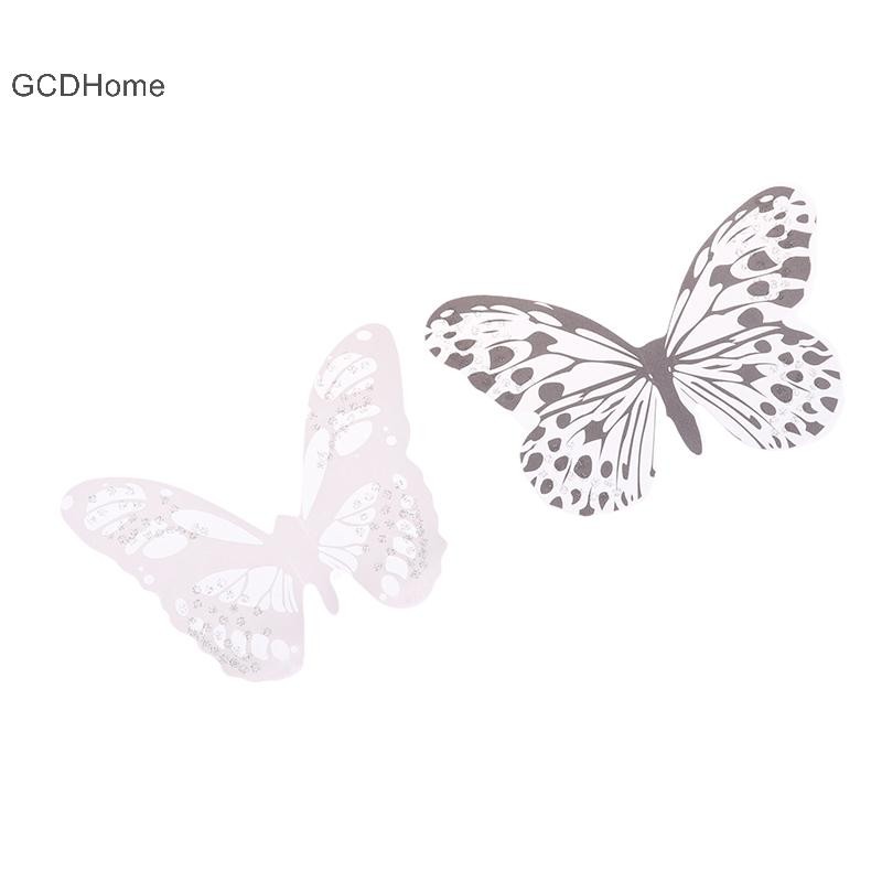 Gcdhome 18 Cái / bộ Đen Trắng Pha Lê Dán Tường Nghệ Thuật Đẹp Decal Trang Trí Nhà Cửa Cho Tủ Lạnh Phòng Trẻ Em HOT