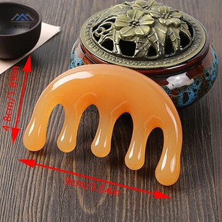 ELBBKG 1 Cái Lược Massage Kinh Tuyến Cơ Thể Nhựa Năm Răng Rộng Lược Châm Cứu Giúp Lưu Thông Máu Chống Tĩnh Điện Mịn Tóc Mới