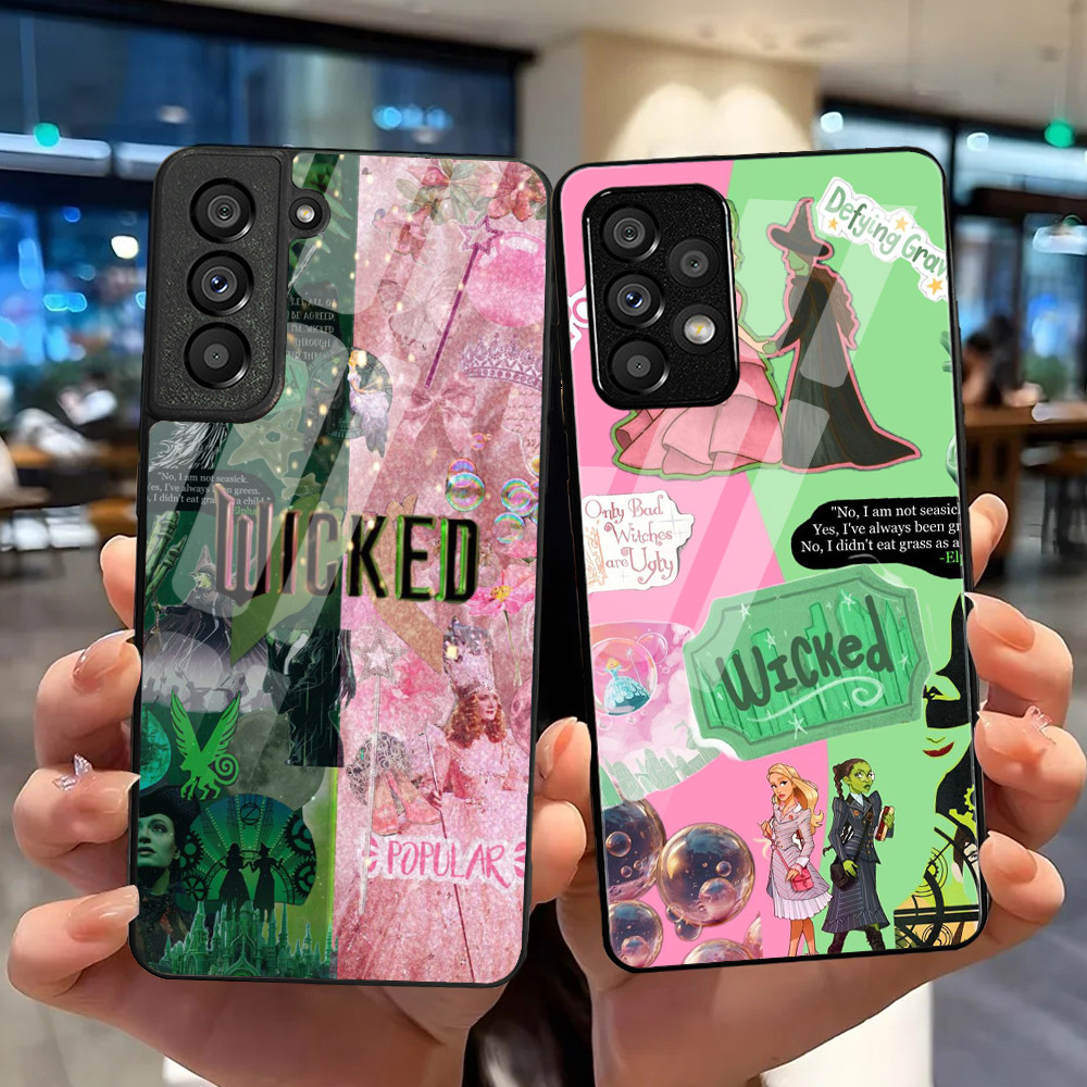 Ốp Điện Thoại Kính Cường Lực Wicked Elphaba 02 Cho Samsung Galaxy S9 Plus S10 S10e S20 FE S20 Plus S21 S22 S23 S24 Ultra Cover