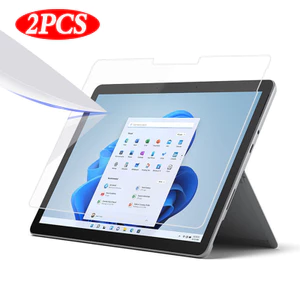 Phim Kính Cường Lực Trong Suốt 100D HD Cho Surface Book Laptop Go GO2 12.4 Pro 7 Plus 11 10 9 8 X 6 5 4 3 2 1 GO4 GO3 10.8 12 13 13.5 15 inch Chống Vân Tay Bảo Vệ Màn Hình Máy Tính Bảng