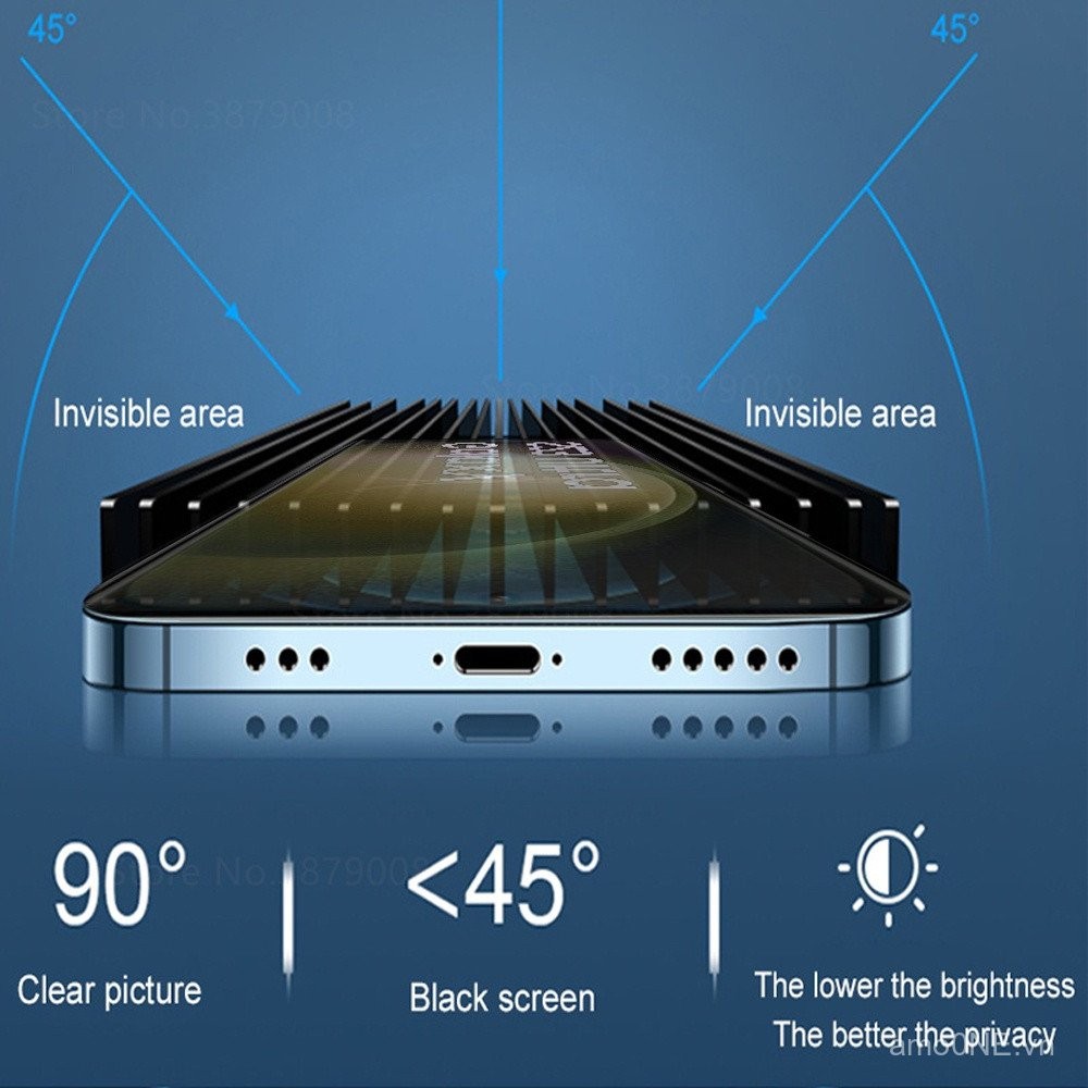 Kính cường lực bảo mật chống gián điệp che phủ toàn diện cho Samsung Galaxy S23 S22 S21 S20 S10 S9 S8 Plus s21fe s20fe S10E Note 20 Ultra 10 Plus 9 8 miếng dán kính bảo vệ màn hình