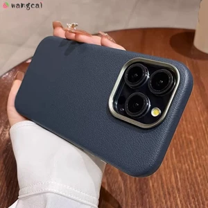 Dành Cho Xiaomi 15 14T 13T Pro Mi 11 Lite Ốp Điện Thoại Kết Cấu Da Kinh Doanh Sang Trọng Đơn Giản Màu Trơn Nhiều Màu Sắc Đen Trắng Nâu Bé Trai Bé Gái Nam Nữ Vỏ Mềm Ốp Lưng