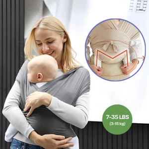 Địu Em Bé Sơ Sinh Chất Liệu Mịn Mát Có Thể Điều Chỉnh Thoáng Khí Mùa Hè Địu Vải Cho Bé Cho Bé Từ 0 Đến 24 Tháng Tuổi