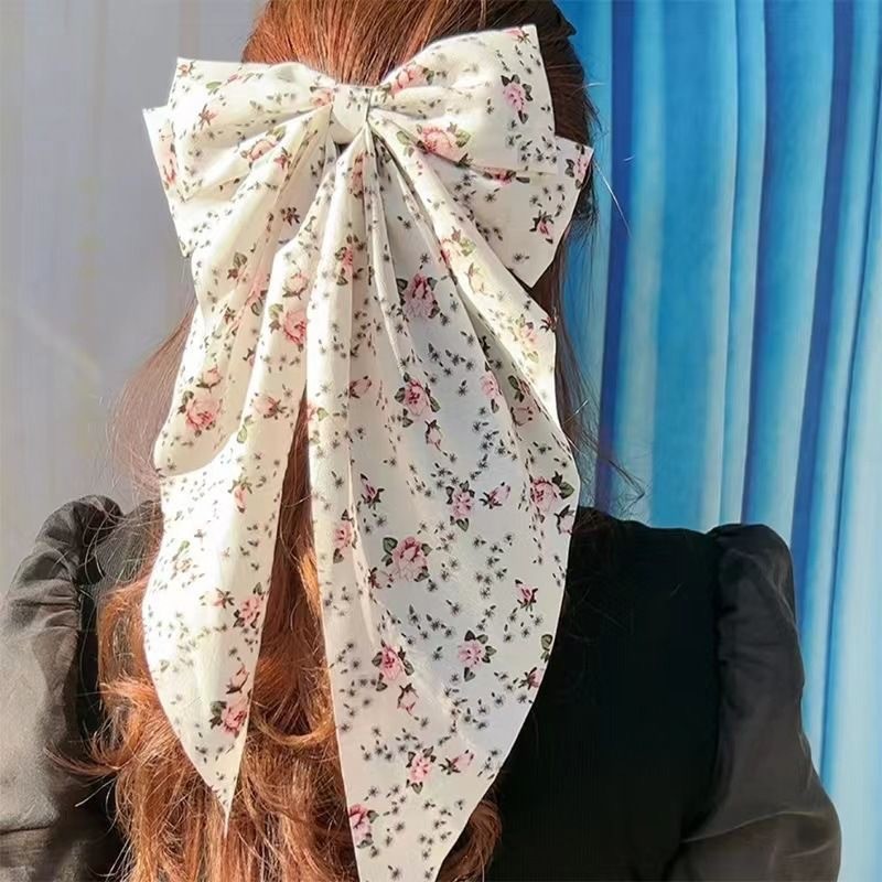 Phong Cách Hàn Quốc Ruy Băng Bướm Tóc Dài Nơ Ngắn Phụ Kiện Tóc Cho Bé Gái Thời Trang