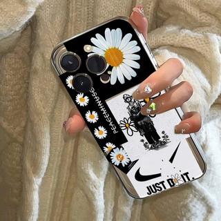 Ốp Lưng Trong Suốt Hoa Cúc Cho Samsung S25 S24 S23 S22 S21 S20 S10 FE NOTE10 NOTE20 FE PLUS ULTRA A06 A14 A20S A34 A35 M33 A73 A72 A71 A55 A54 A53 A52 A51 A50 A33 A32 A31 A30 A25 A24 A23 A22