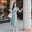 Đầm thiết kế BEMINE cổ tim dáng chữ A phù hợp đi làm-MT11076
