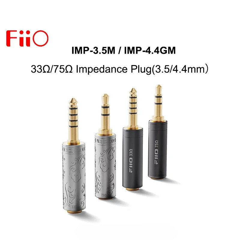 FiiO 33ohm 75ohm Đầu nối trở kháng 3,5mm / 4,4mm 4.4GS / IMP 3.5GM / IMP