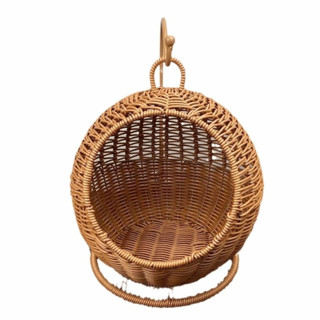 Giỏ Mây MEGOCE, Giỏ Chứa Đồ Mini Dệt, Giỏ Treo Đồ Ăn Nhẹ Kẹo Sử Dụng Cho Thú Cưng