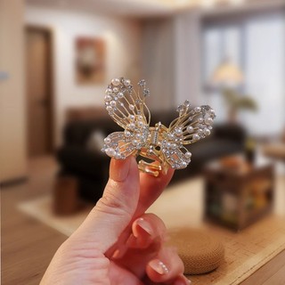 MAUROPOLI Kẹp bướm kim cương giả phong cách Pháp, phụ kiện tóc sang trọng và tinh tế