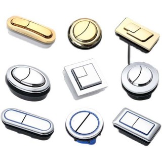 Phụ kiện nút vệ sinh Nhà vệ sinh Bồn cầu đẩy Nút đôi Công tắc xả Loại đa năng Pusher Hình chữ nhật tròn