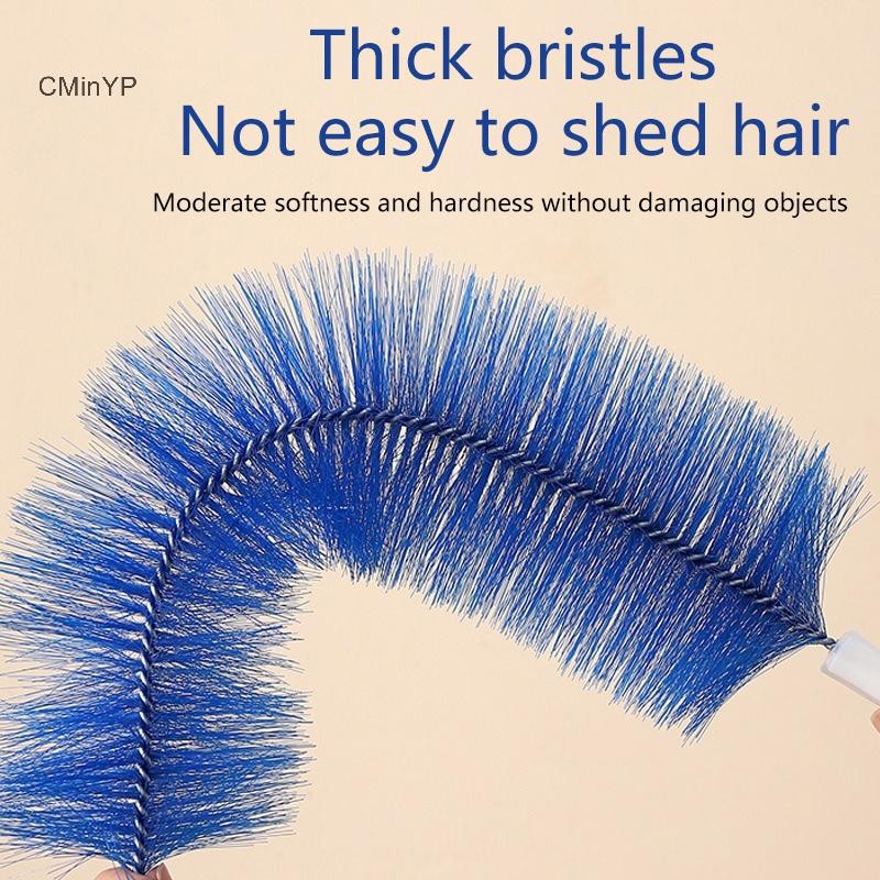 Bàn chải quạt CMinYP Có thể uốn cong Microfibre Duster Máy lau bụi gia dụng Bàn chải làm sạch cho máy điều hòa không khí Nội thất Màn trập Xe làm sạch vinh quang