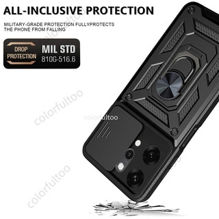 Oppo Reno 14 2025 Armor Vỏ Chống Sốc Cho Oppo Reno 14 Pro 14Pro 14F Reno14 4G 5G Đẩy Kéo Bảo Vệ Ống Kính Máy Ảnh Ốp lưng PC Cứng Ốp Lưng Đứng Giá Đỡ Ốp Lưng