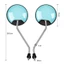 ESSENCEH 1 Cặp Gương Chiếu Hậu Xe Đạp Điện, Retrofit Convex 8mm Sợi Phản Quang Mirro, Gương Ngược Xoay 360 Độ Màu Sắc Bền Đẹp Đa Năng Cho Yadei Lovemai