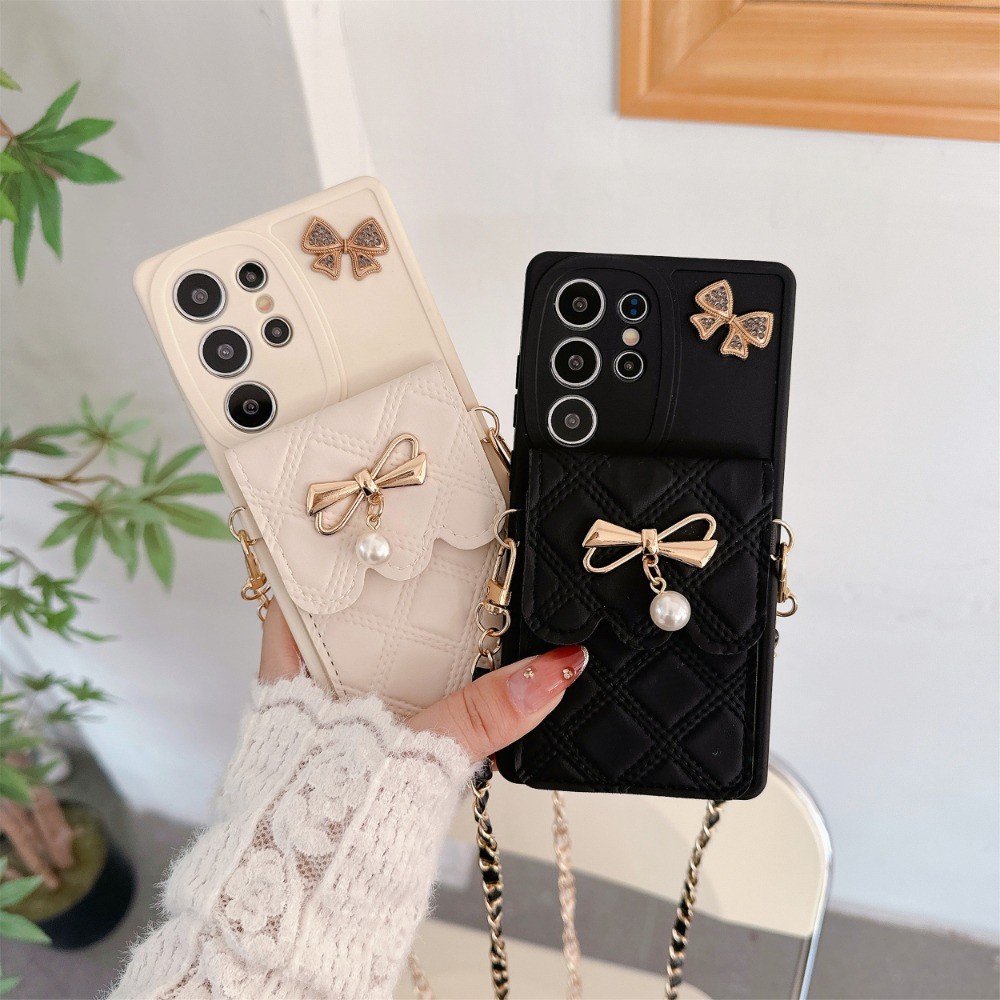 Ốp Điện Thoại Ví Đựng Thẻ Đeo Ngang Cho Samsung Galaxy A06 A55 A35 A25 A15 A05S A05 A54 A53 A52S A52 A51 A50 A73 A72 A71 A70 A34 A33 A32 A31 A24 A23 A22 A21S A14 A13