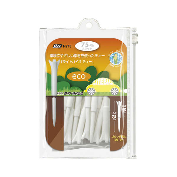 Nhật Bản Nhập Khẩu LITE T-275 Golf TEE Bóng Giá Đỡ Bóng Móng Tay Thang Chiều Dài Đầy Đủ 75 Mm Giới Hạn TEE