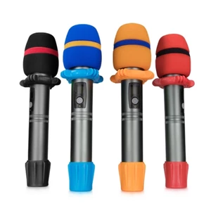 OXXGGKAO Mic Bảo Vệ Nhẫn Chống Lăn Xốp Có Kính Chắn Gió Cho Sân Khấu Và Phòng Thu