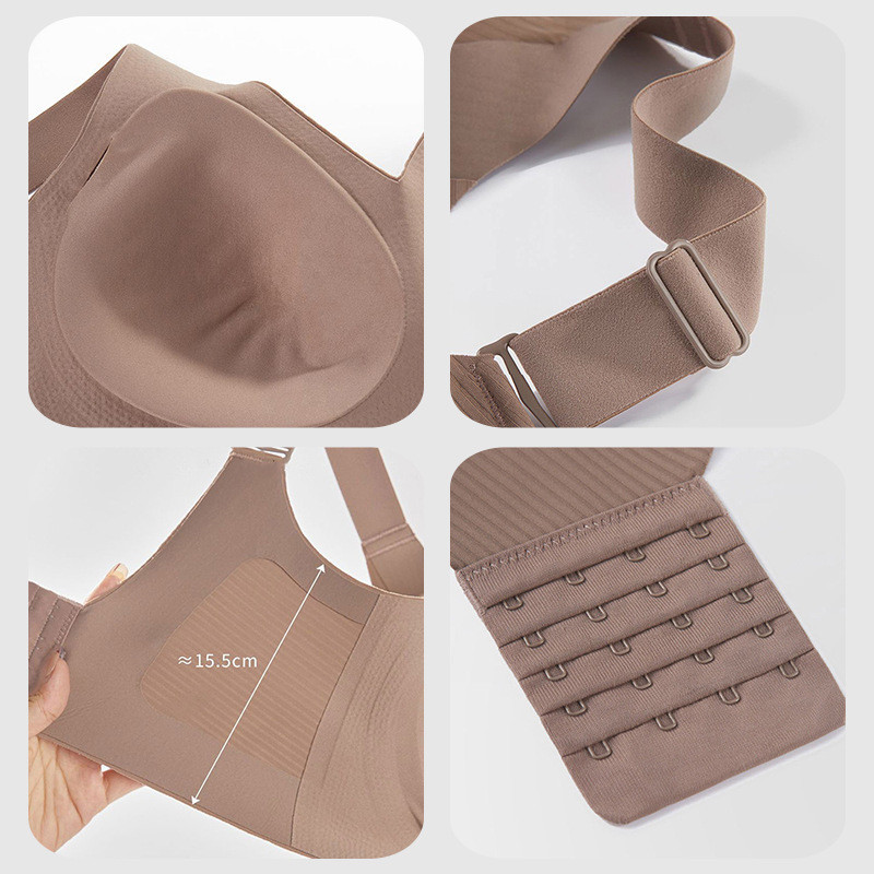 Áo Lót Nâng Ngực Liền Mạch Có Thể Điều Chỉnh Full Cup Chống Chảy xệ Nâng Lên Áo Ngực không gọng