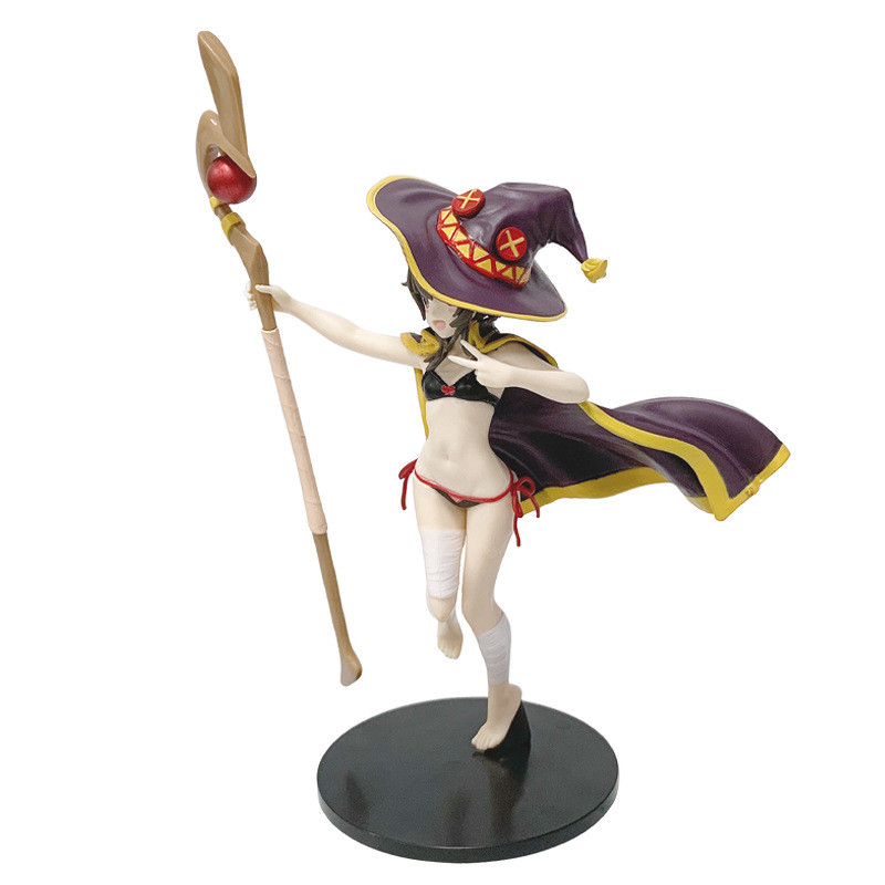 PS1 KONOSUBA -Thượng Đế Phước Lành Trên Nhân Vật Hành Động Megumin Đại Pháp Sư Áo Tắm Cô Gái Mô Hình Búp Bê Đồ Chơi SP1