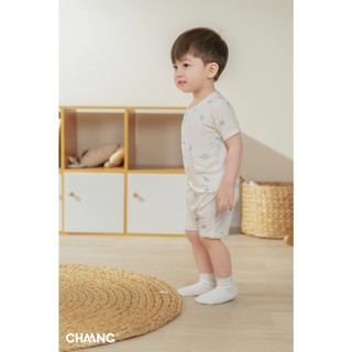 Chaang SS2025 Bộ cộc cúc giữa Bloom cho bé T6.0