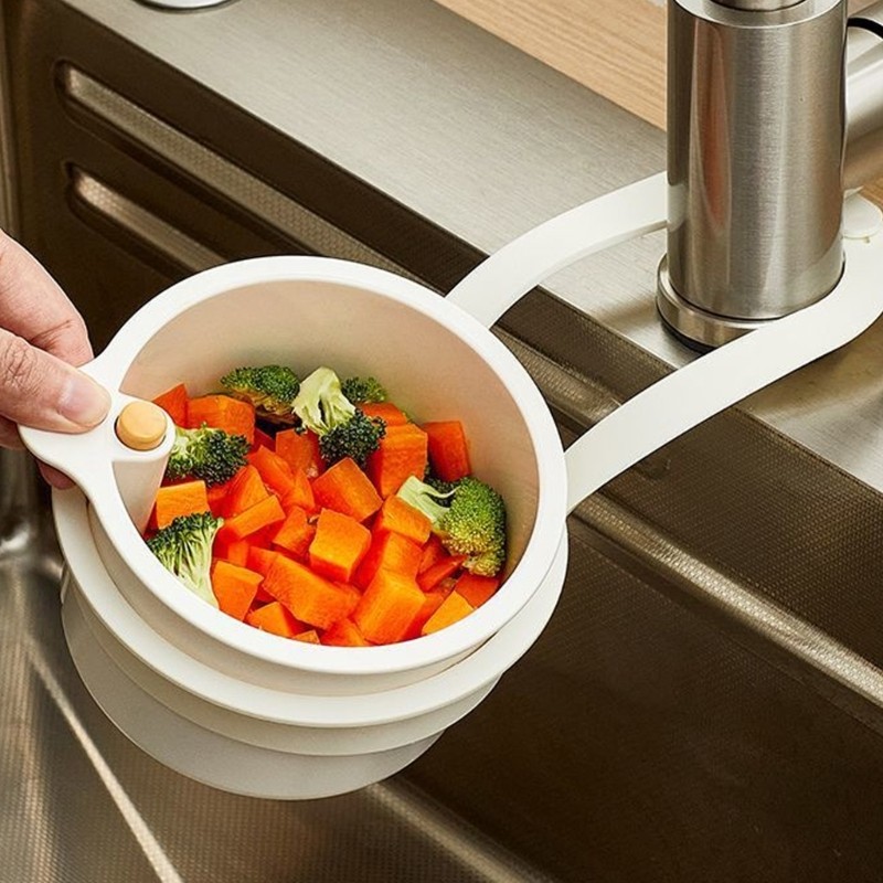 Kool Bồn Rửa Nhà Bếp Giỏ Lọc Treo Rác Lọc Giỏ Đựng Đồ