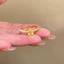 Nhẫn hoa vàng thời trang có thể điều chỉnh Nhẫn nữ cổ điển độc đáo