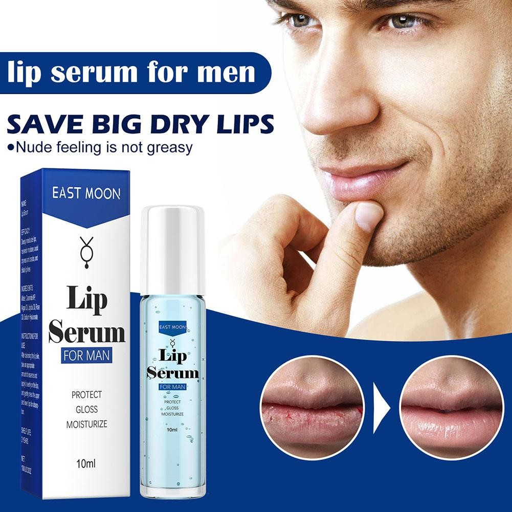 LEARNEVER Lip Serum Dành Cho Nam Dưỡng Ẩm Và Bảo Vệ Môi Khô Chapped & Dark Lip Essence Roll-on Lip Care R6h7