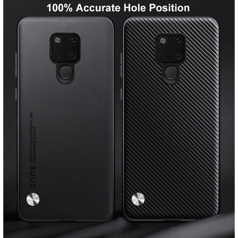 Ốp Da Cho Huawei Mate 20 / 20 X / 20 Pro / 10 / 10 Pro Vỏ PU Mờ Sang Trọng Chống Sốc