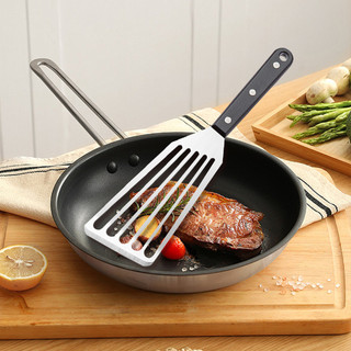 1 Chiếc Thìa Chiên Nhà Bếp Inox Chống Trơn Trượt Có Rãnh Turner & Cá Thìa Rò Rỉ Xẻng Cá Lát Phụ Kiện Nhà Bếp