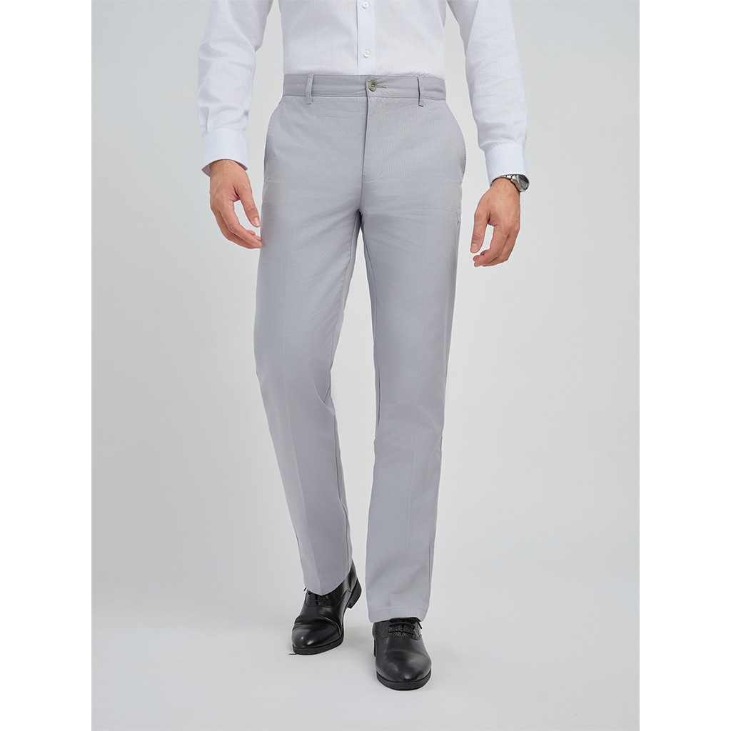Quần khaki 1ly VIETTIEN SMART CASUAL vải poly phom regular VT00000263