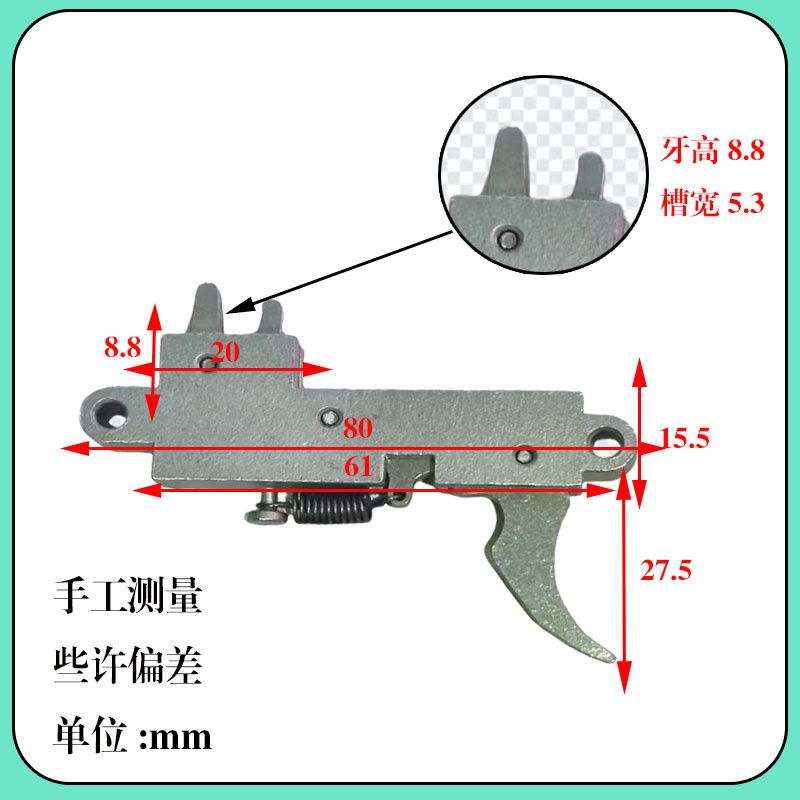 Thiết bị dây buộc sửa đổi bằng thép không gỉ, khóa dây thẻ, khóa cơ, công tắc dây rút, Khóa liên động ong bắp cày, tự làm, 4CWA chuyên dụng