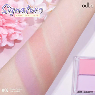 [ODBO] Bảng Phấn Mắt 4 Ô ODBO Signature 4 Shades Bluscher Cosmetic