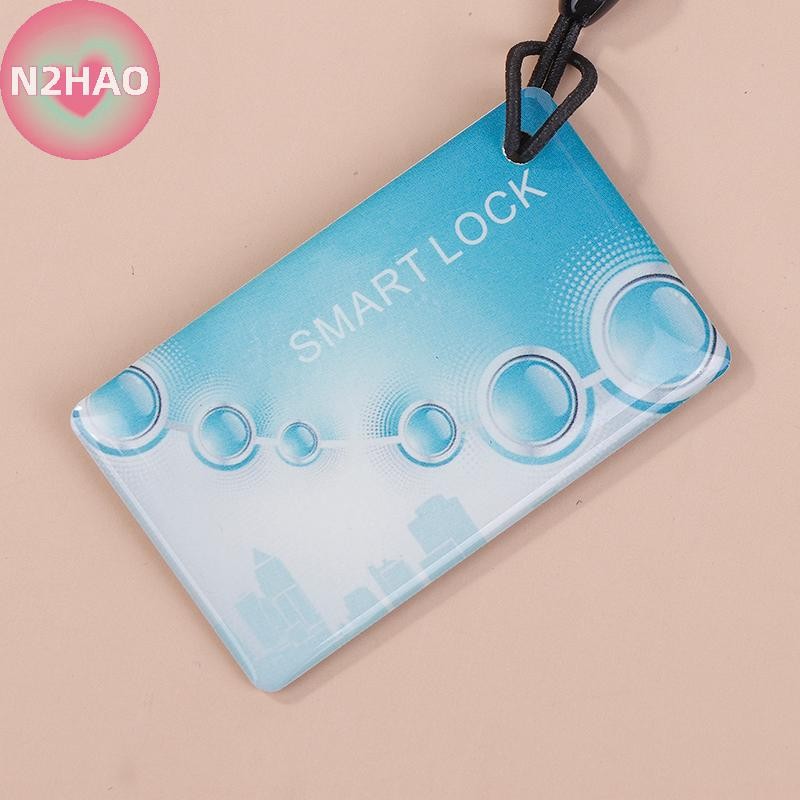 N2hao 10 Chiếc 13.56Mhz Thẻ IC Tuya TTlock BLE Điện Tử Khóa Cửa Thông Minh Thẻ Kỹ Thuật Số Khóa Vân Tay Thông Minh Mở Khóa Thẻ RFID Nhỏ n