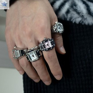 Gemstone Couple Rings, adjustable by Sinleyy.vn