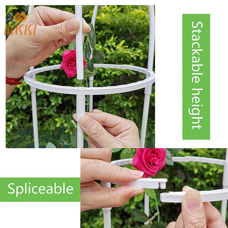 [Wusisi] 1 Bộ Cây Leo Trellis Lồng Hỗ Trợ Sân Vườn Cho Hoa Cây Khung Hỗ Trợ Trellis Leo Hoa Tự Làm Cây Nho Nồi Chân Đế MỚI