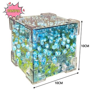 Pnpia 1 Bộ Cặp Đôi Bạn Gái Quà Tặng 10cm Sáng Tạo DIY Biển Khối Ba Chiều Đèn Ngủ Nhỏ Gói Chất Liệu Boutique
