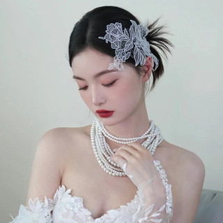 Retro Cô Dâu Hoa Mũ DIY Handmade Cô Dâu Veil Phụ Kiện Cho Đầm Kiểu Tóc Dụng Cụ Làm
