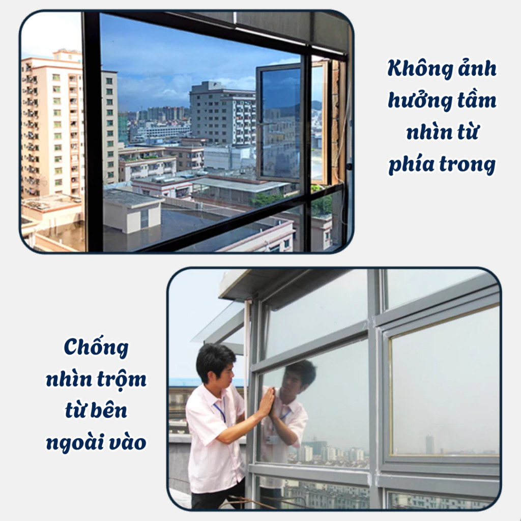 Phim Dán Kính Chống Nắng Cách Nhiệt Phản Quang, Decal Dán Kính Chống Tia UV, Chống Nhìn Trộm DInohome