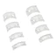 Treeling 8 Miếng Vô Hình Vòng Giảm Bộ Xoắn Ốc Có Thể Điều Chỉnh Resizer Vòng Điều Chỉnh Chèn Cho Trang Sức Quá Khổ Acce