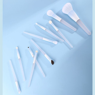 Fantasy Blue 10 Cái / bộ Bộ Cọ Trang Điểm Phấn Mắt Phấn Má Hồng Bàn Chải Halo Dye Brush Bàn Chải Sửa Chữa Mặt Người Mới Bắt Đầu Bộ Trang Điểm Bàn Chải Trang Điểm
