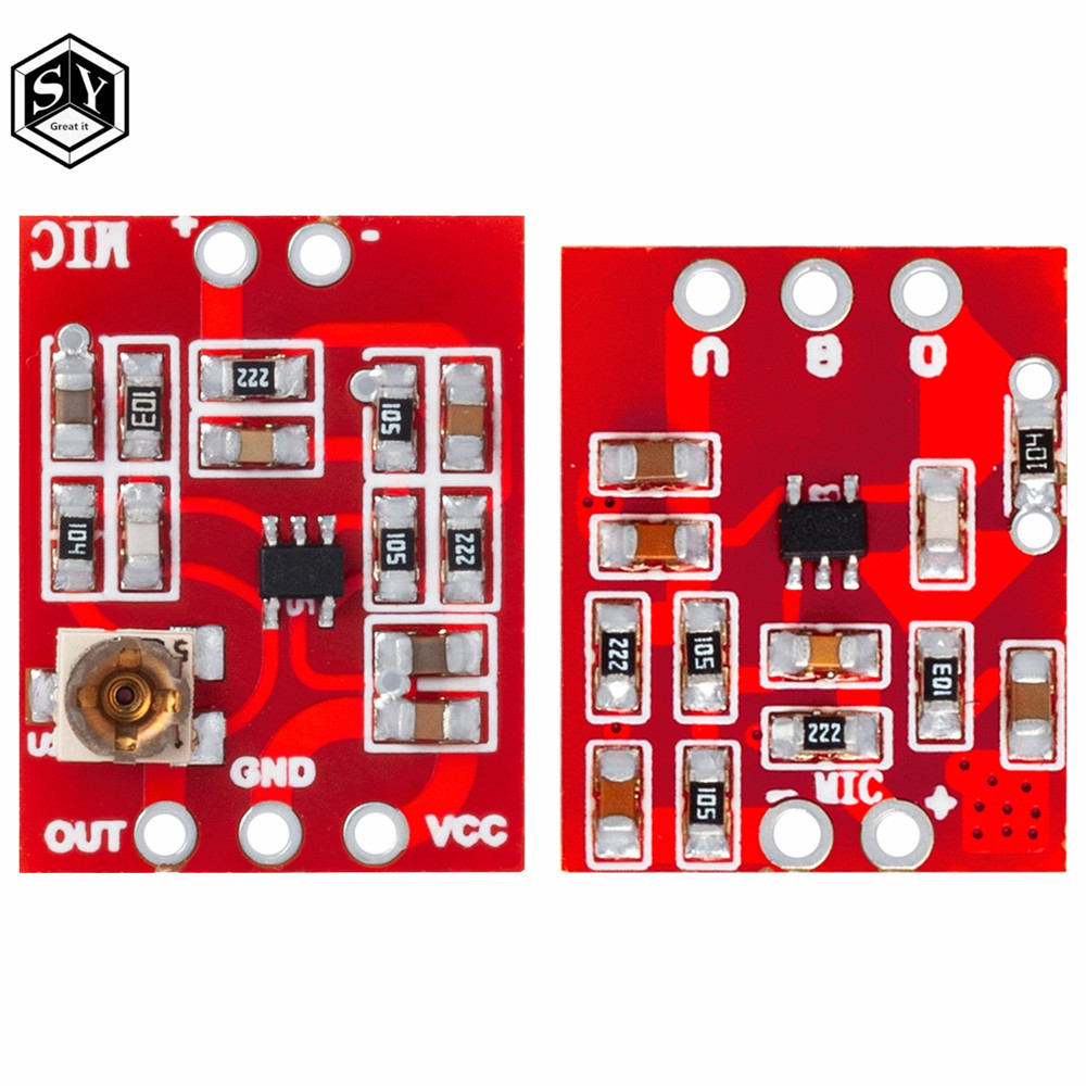 MỚI MAX4466 Electret Micro Amplifier Board Có Thể Điều Chỉnh Tăng ...