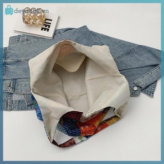 Deyangk Fanshen Phong Cách Dân Tộc Chắp Vá Túi Đeo Vai Bohemian Thường Ngày Dung Tích Lớn Đi Lại Người Mua Sắm Túi Tote VN