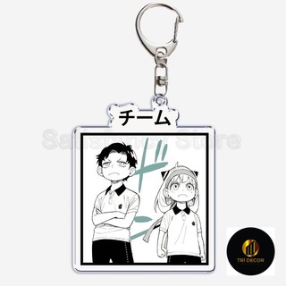 Móc khóa Anime SPY X Family Dễ Thương Nhân Vật Anya Yor Loid Bond 2 Mặt Trong Suốt Phụ Kiện Trang Trí Dễ Thương