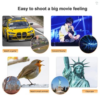 Hilivn) Ống kính Zoom 40X có chân máy Điện thoại Ống kính tele Điện thoại Kính viễn vọng Điện thoại Ống kính máy ảnh để đi bộ đường dài Cắm trại Quan sát động vật hoang dã Mặt trăng Trò chơi thể thao Buổi hòa nhạc