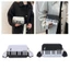 SA Eye Catching Piano Note Túi đeo vai PU Satchel dành cho người đam mê âm nhạc hiện đại