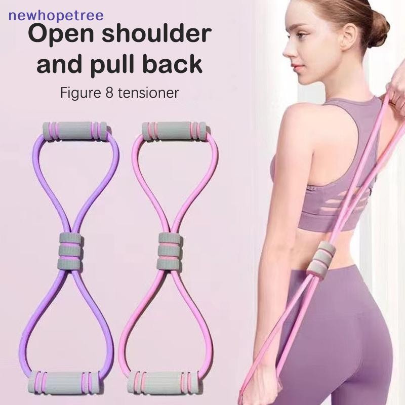 Lực kéo 8 hình NTVN, Làm đẹp lưng, Yoga, Mở rộng ngực, Dây căng, Sức khỏe lưng nữ, Dây 8 hình OUK