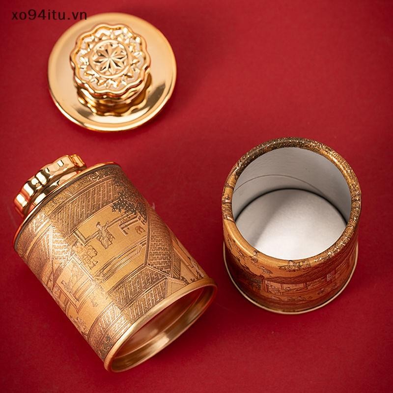 Xoitu Retro Trà Đen Trà Xanh Kín Hơi Mùi Cà Phê Caddy Tổ Chức Du Lịch Hộp Đựng Di Động Có Thể Kín Bình Trà Hộp Bảo Quản VN