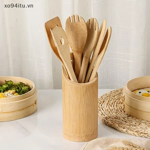 Xoitu Bộ Dụng Cụ Nhà Bếp Tre Chống Dính Chảo Chiên Thìa Tre Thìa Cơm Thìa Chịu Nhiệt Độ Cao Nấu Ăn VN
