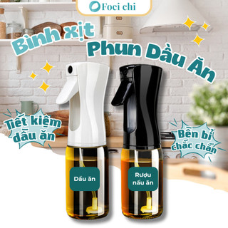 Bình xịt dầu ăn phun sương BUNA tiết kiệm dầu ăn, dung tích 200ml cho nồi chiên không dầu
