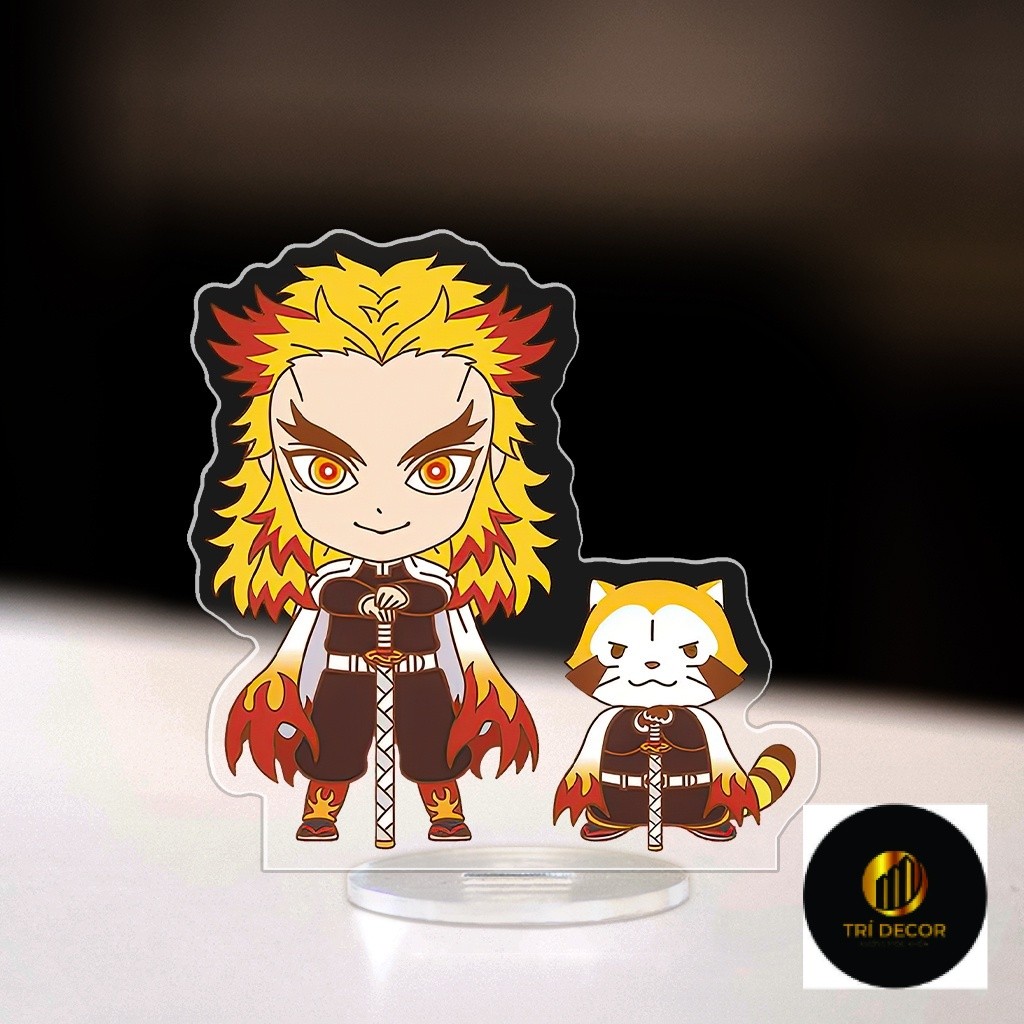 Mô hình đứng Standee Kimetsu no Yaiba x Rascal cao 8cm trang trí góc ...