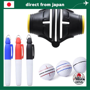 Dụng Cụ Vẽ Line Bóng Golf Sourire Vivre 360° Kèm 3 Bút